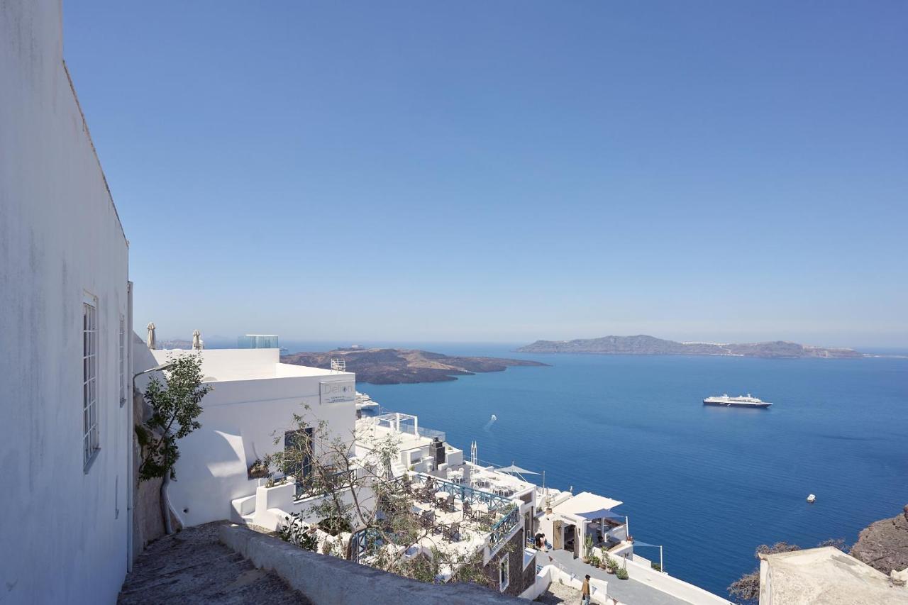 Amphitheater Cave Houses Fira  Extérieur photo